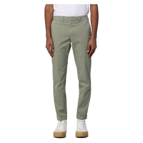 Fay Cropped Trousers Green, Herr