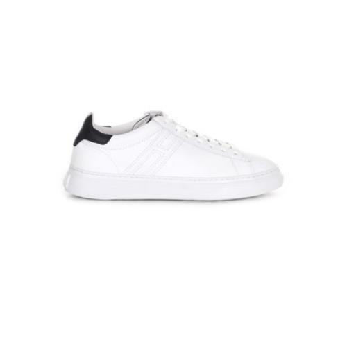 Hogan Låga lädersneakers för män White, Herr