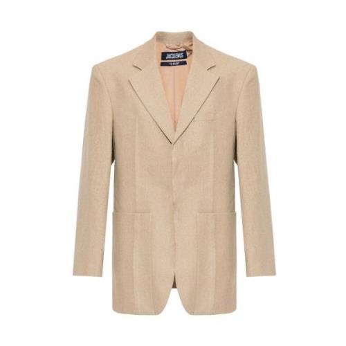 Jacquemus Kavaj Beige, Dam