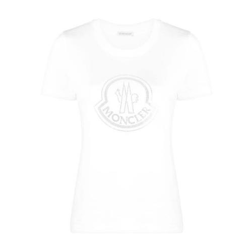 Moncler Stilren SS T-shirt för kvinnor White, Dam