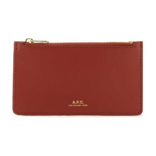 A.p.c. Wallets Cardholders Red, Dam