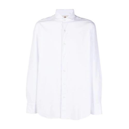 Finamore Formal Shirts White, Herr