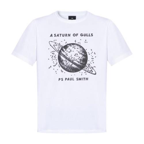 PS By Paul Smith T-shirt med logotyp White, Herr