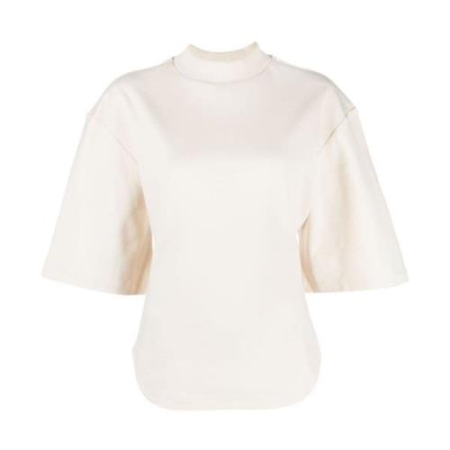 The Attico 507 Ivory T-shirt för kvinnor Beige, Dam