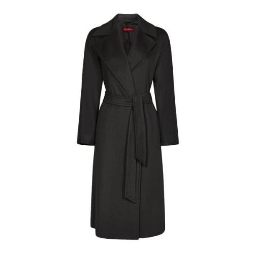 Max Mara Studio Kashmirfiltkappa Black, Dam