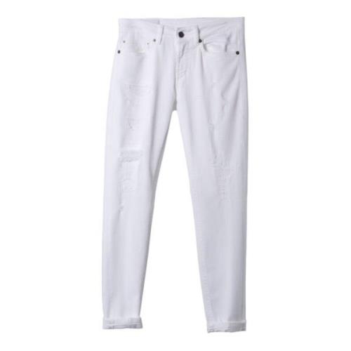 Dondup Stretchy Denim Slim-fit Jeans White, Dam