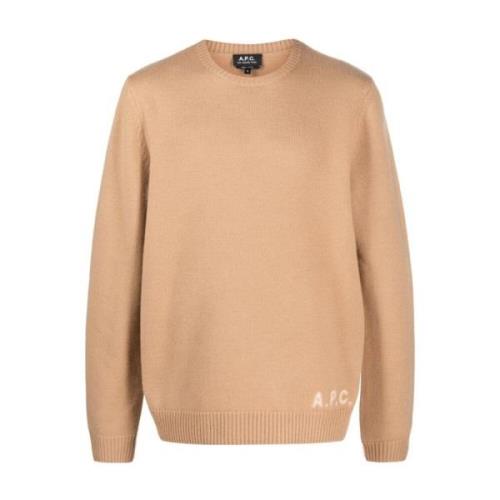 A.p.c. Edward Beige Tröja Beige, Herr