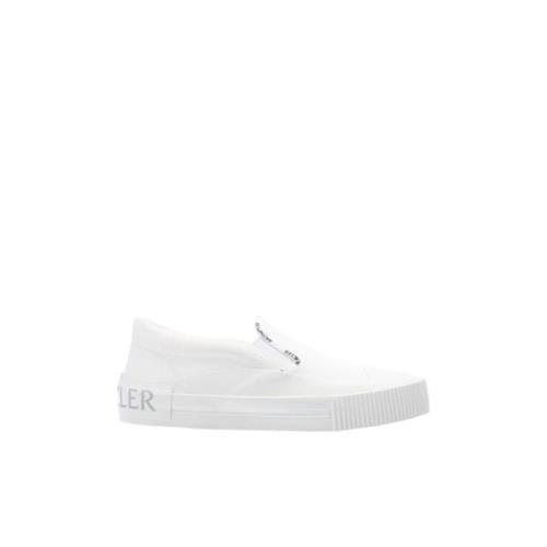 Moncler Vita Slip-On Trainers med Tri Design White, Dam