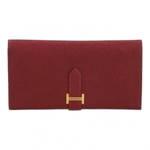 Hermès Vintage Pre-owned Läder plnbcker Red, Dam