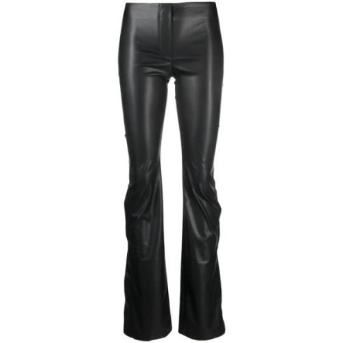 Coperni Leather Trousers Black, Dam