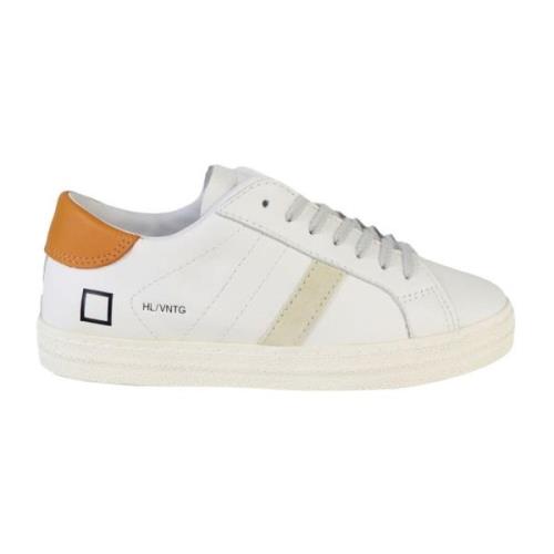 D.a.t.e. Vita/Appelsinfärgade Sneakers White, Dam