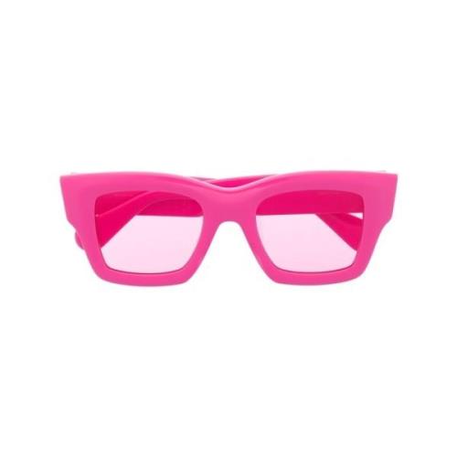 Jacquemus Rosa fyrkantiga solglasögon Pink, Dam