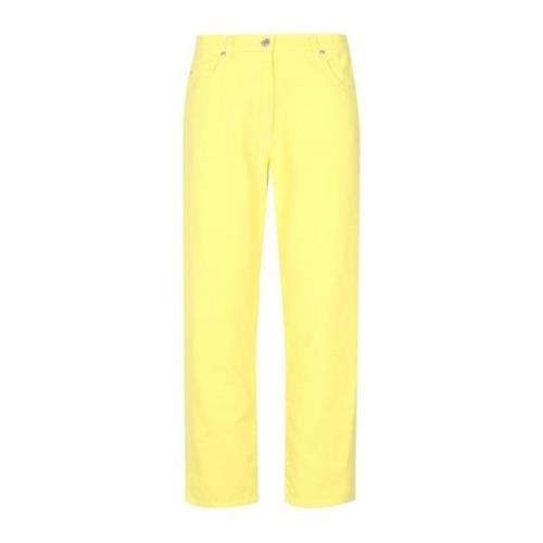 Msgm Msgm Trousers Yellow Yellow, Dam