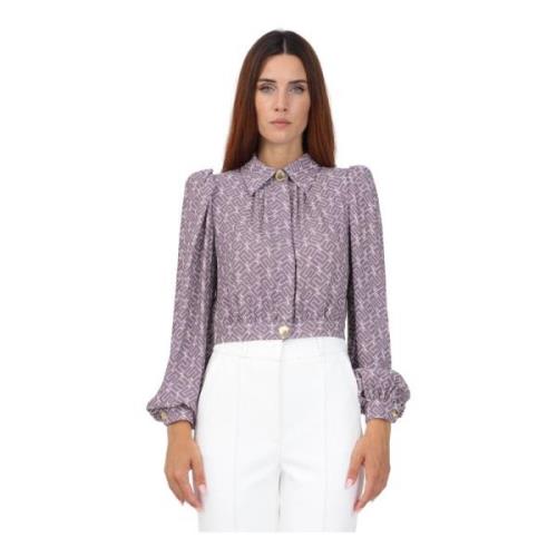 Elisabetta Franchi Blouses Purple, Dam