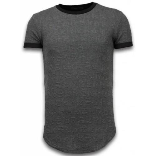 True Rise 3D Long Fit Shirt Zipped - T Shirt Herr - T09183G Gray, Herr