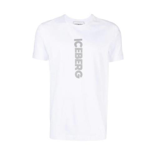 Iceberg Klassisk T-shirt för Män White, Herr