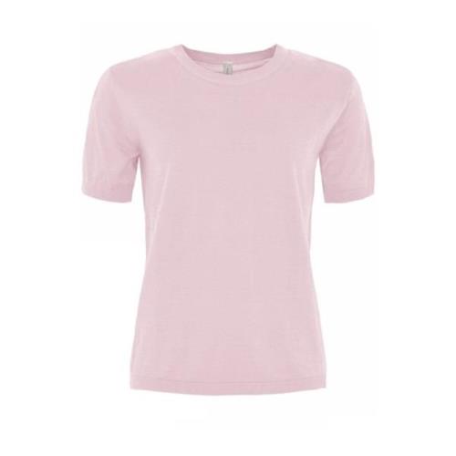 Skovhuus Mjuk kortärmad T-shirt i olika färger Pink, Dam