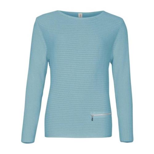 Skovhuus Skovhuus 5353 Jumper W. Zipper Effect Bluss 5353 Air Blue Blu...