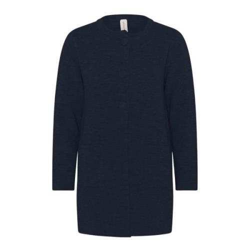 Skovhuus Round-neck Knitwear Blue, Dam