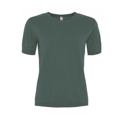 Skovhuus Mjuk Bomull T-shirt Green, Dam