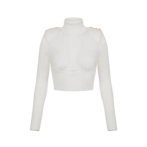 Elisabetta Franchi Turtlenecks White, Dam