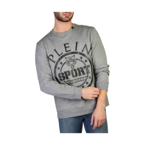 Plein Sport Fips208 Sweatshirt, Håll dig varm och stilfull Gray, Herr