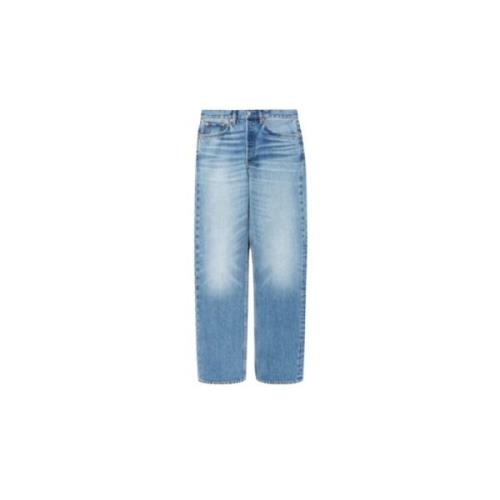 Re/Done Straight Jeans Blue, Dam