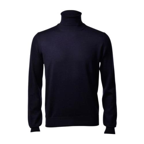 Gran Sasso Turtlenecks Black, Herr