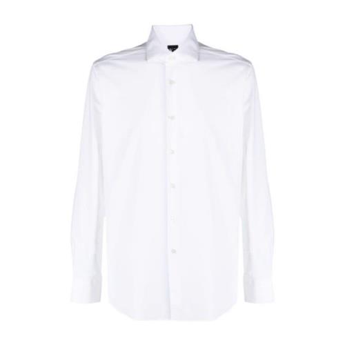 Xacus Klassisk Vit Button-Down Skjorta White, Herr