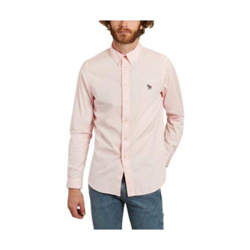 PS By Paul Smith Zebra -skjorta Pink, Herr