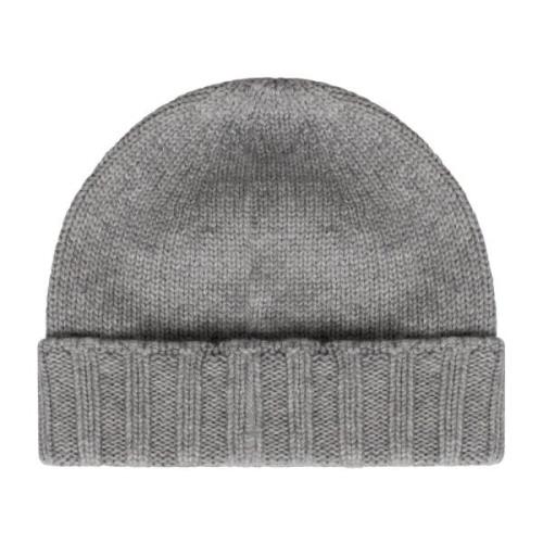 Drumohr Räfflad Cashmere Mössa Gray, Herr