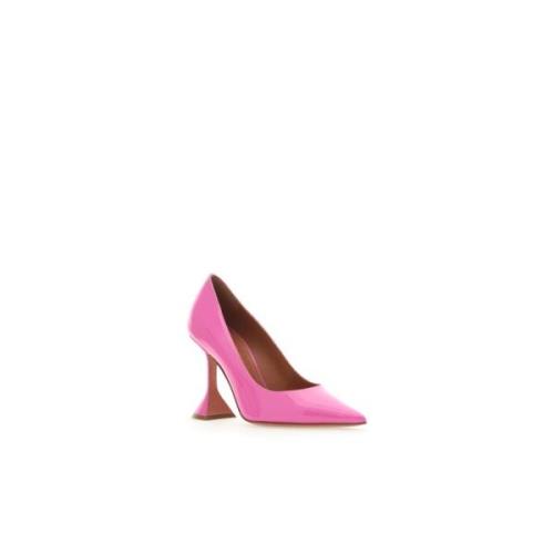 Amina Muaddi Patentrosa Pumps, 95mm, Storlek 37 Pink, Dam