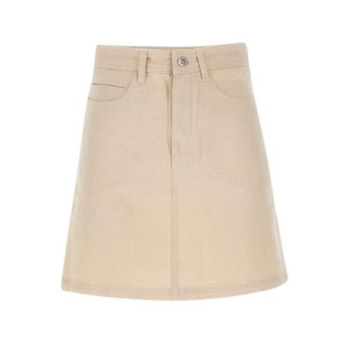 A.p.c. Short Skirts Beige, Dam