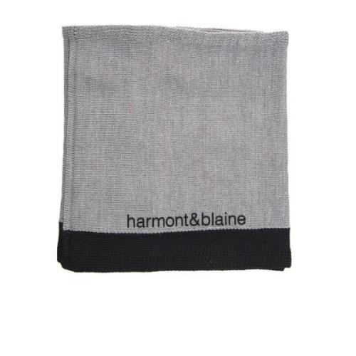 Harmont & Blaine Dubbelansiktschal, Monokrom Band Gray, Herr