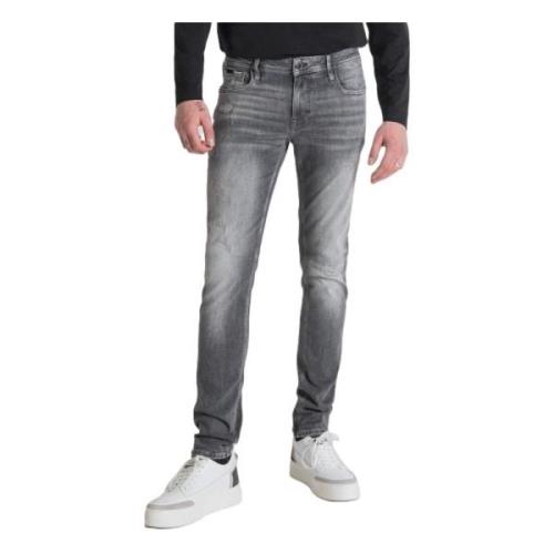 Antony Morato Slim-fit Tapered Jeans Gray, Herr