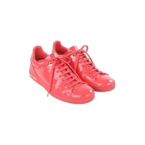 Louis Vuitton Vintage Pre-owned Läder sneakers Red, Dam