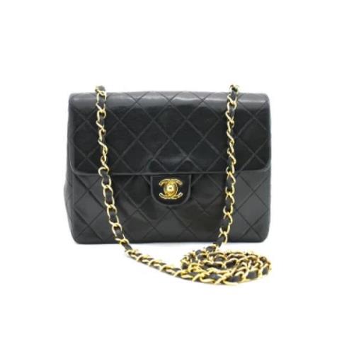 Chanel Vintage Pre-owned Läder chanel-vskor Black, Dam