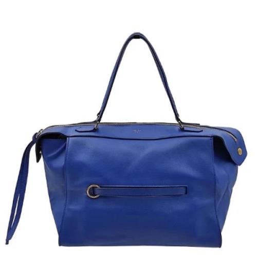 Celine Vintage Pre-owned Läder handvskor Blue, Dam