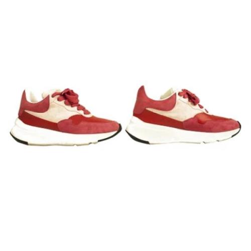 Alexander McQueen Pre-owned Pre-owned Läder sneakers Red, Dam