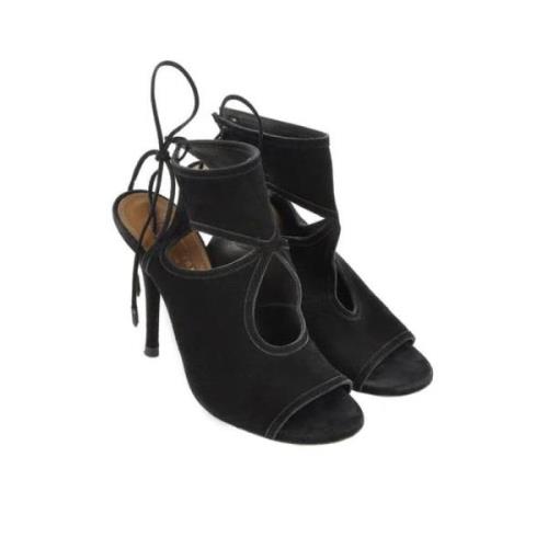 Aquazzura Pre-owned Pre-owned Sandaler Black, Dam