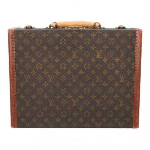 Louis Vuitton Vintage Pre-owned Canvas handvskor Brown, Dam