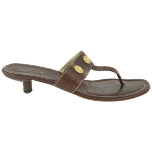 Prada Vintage Pre-owned Sandaler Brown, Dam