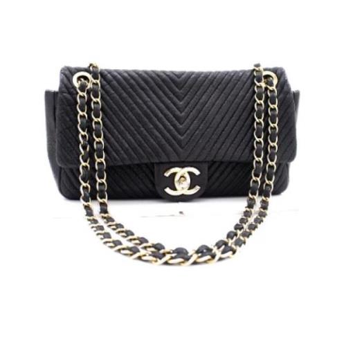 Chanel Vintage Pre-owned Läder chanel-vskor Black, Dam