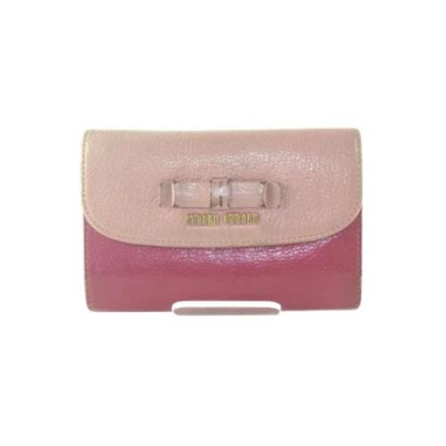 Miu Miu Pre-owned Pre-owned Tyg plnbcker Pink, Dam