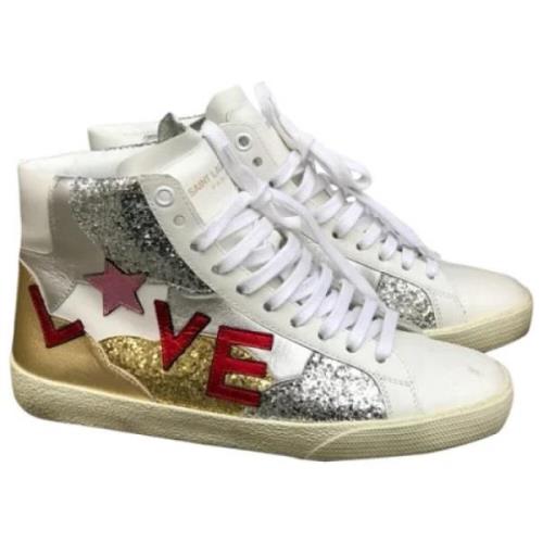 Saint Laurent Vintage Pre-owned Läder sneakers Multicolor, Dam