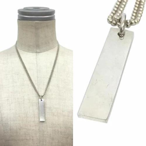 Gucci Vintage Pre-owned Silver halsband Gray, Dam