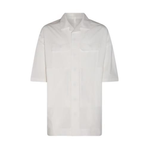 Rick Owens Kortärmad skjorta White, Herr