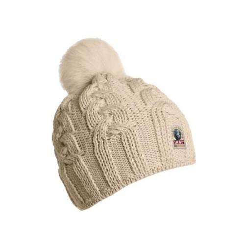 Parajumpers Stilren Cable Knit Beanie Beige, Dam