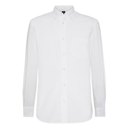 Boggi Milano Oxford Bomullsskjorta Regular Fit White, Herr