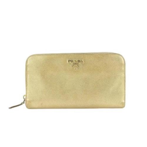 Prada Vintage Begagnade plånböcker Beige, Dam